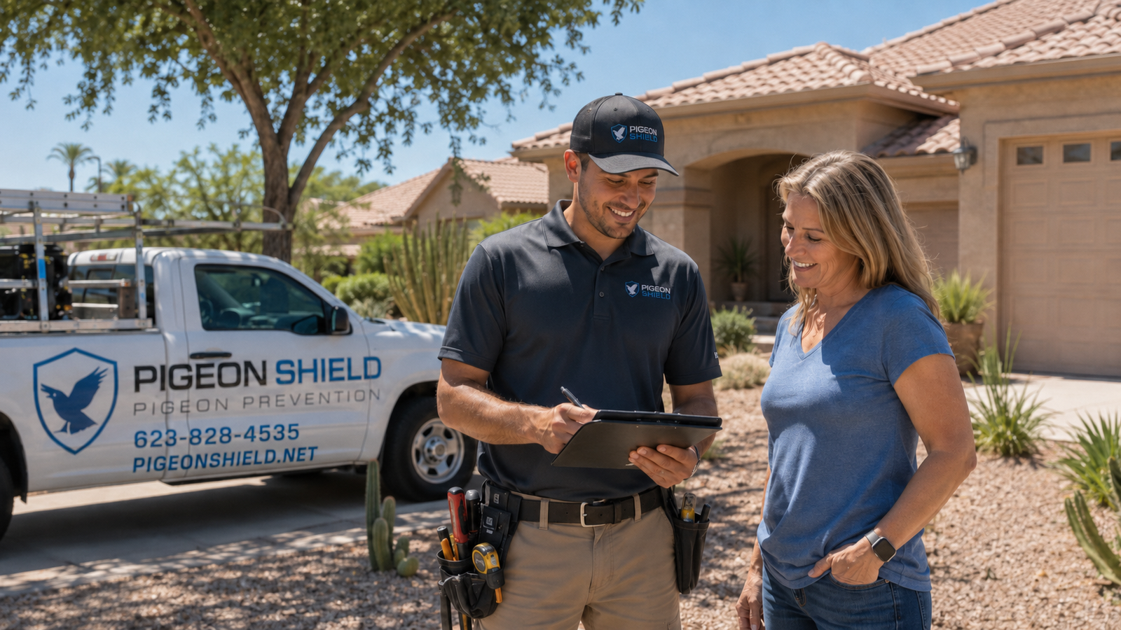 PigeonShield service for Apache Junction Arizona homes