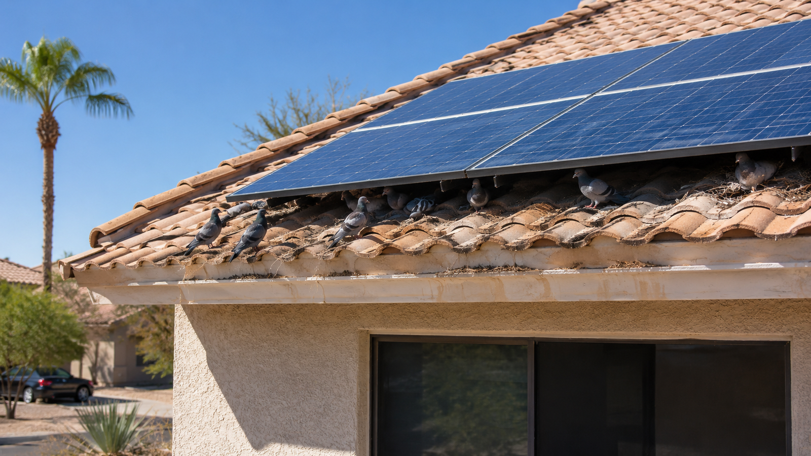 PigeonShield service for Mesa Arizona homes