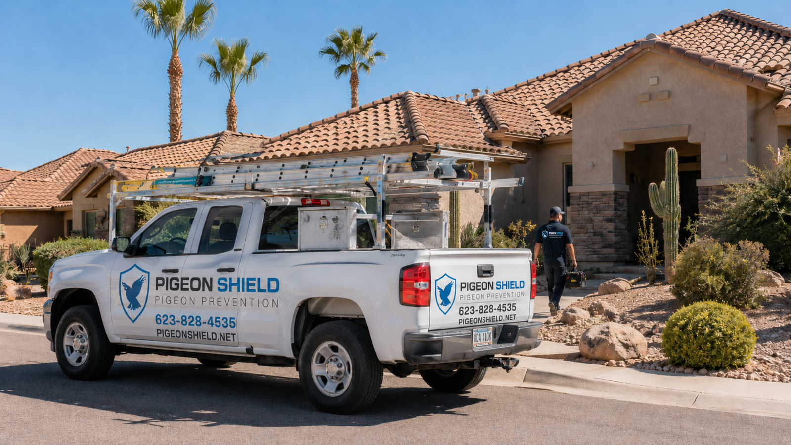PigeonShield service for Phoenix Arizona homes
